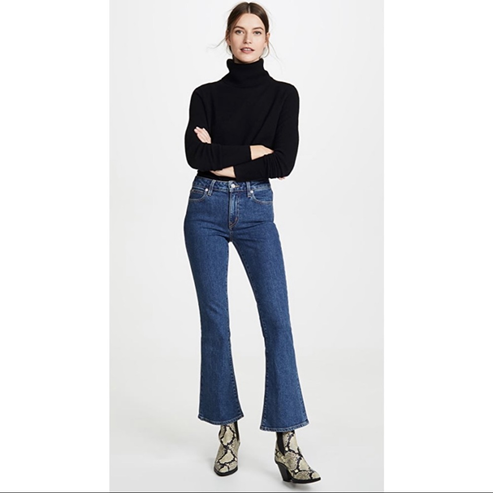 SLVRLAKE Crystal High Rise Bootcut Jeans in Western Hero